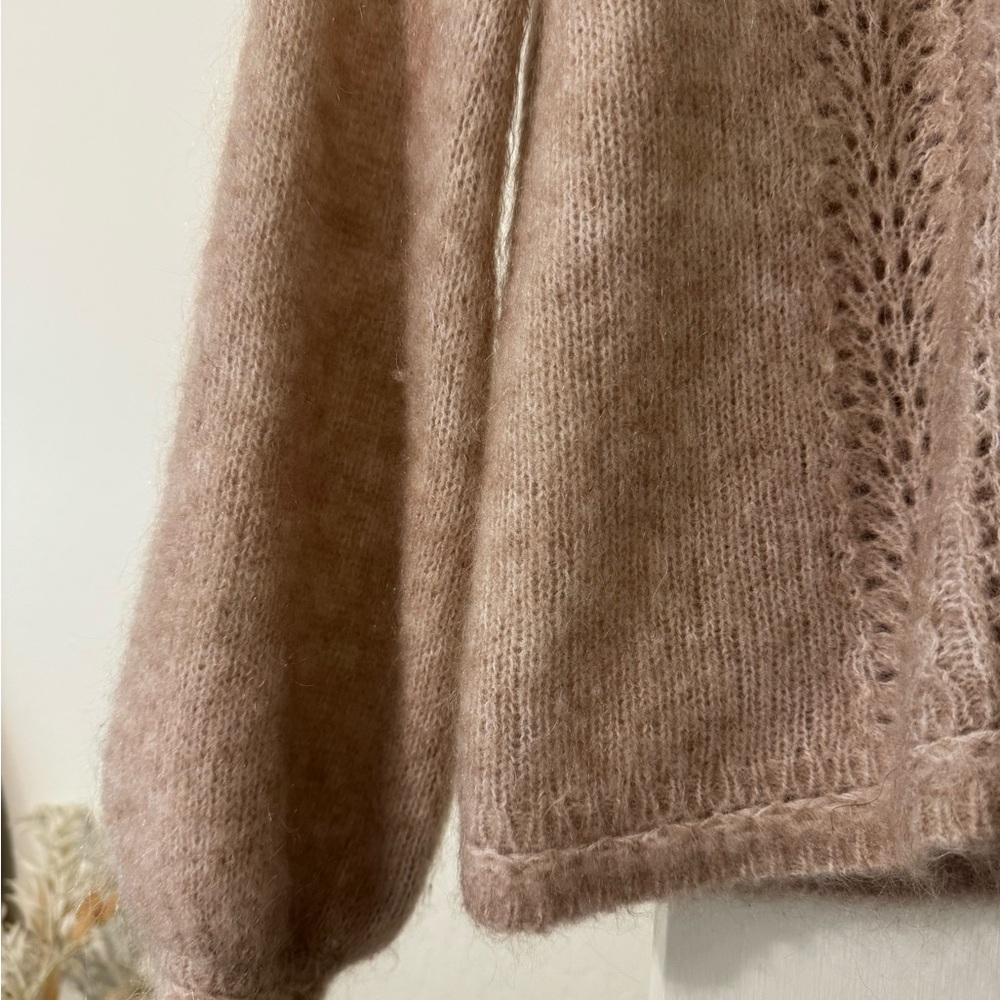 Sezane Angelie Cardigan Light Beige - Size XXS EUC - Picture 5 of 6